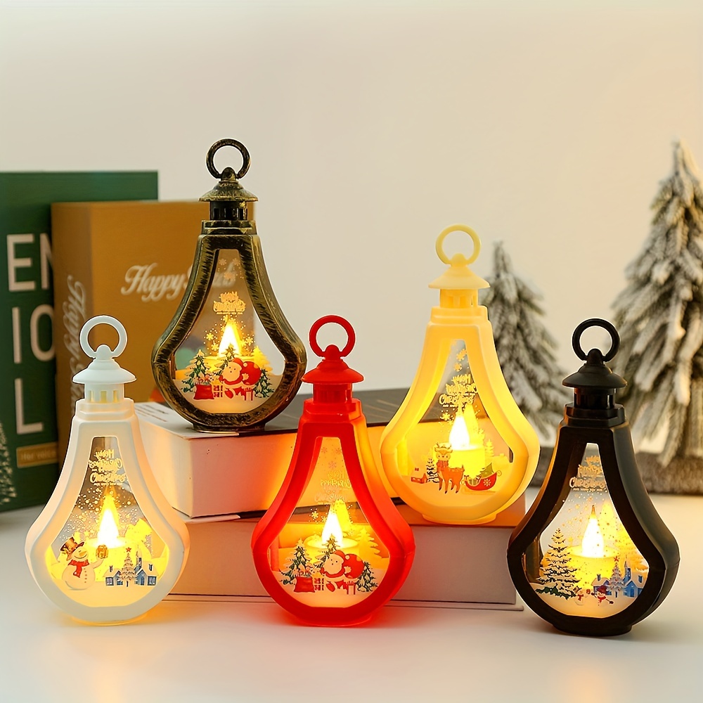 Mini Lantern Small LED Lanterns for Indoor Outdoor Christmas