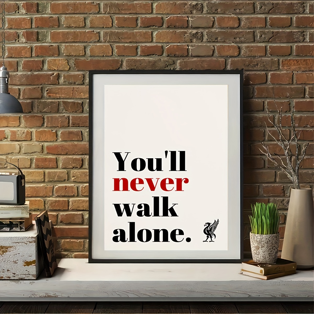 Canvas Poster, Liverpool Fan, Headline Print, You'll Never Walk Alone,  Liverpool Fan Gift Wall Art For Living Room, Wall Decor, Home Room Decor,  Frameless Temu Australia