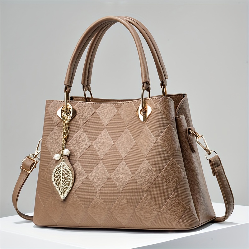 

Fashion Top Handle Satchel Bag, Elegant Crossbody Tote Bag, Women's Casual Handbag, Shoulder Bag & Purse
