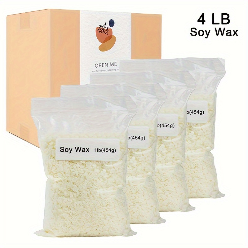 100% Pure Soy Wax Candle Materials Wax Candle Making - Temu