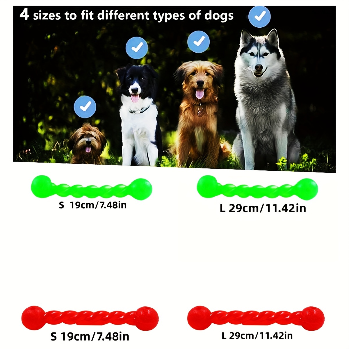 Dog Chew Toys Molar Stick For Small Medium Large Dogs Dog - Temu