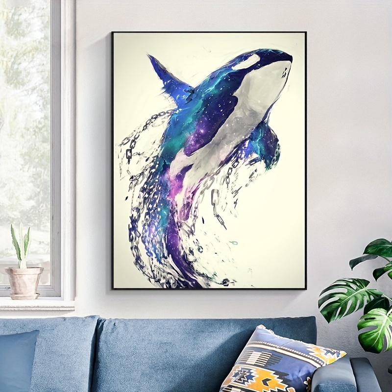 Kit peinture par numéros adulte - Dauphins – Wall Factory