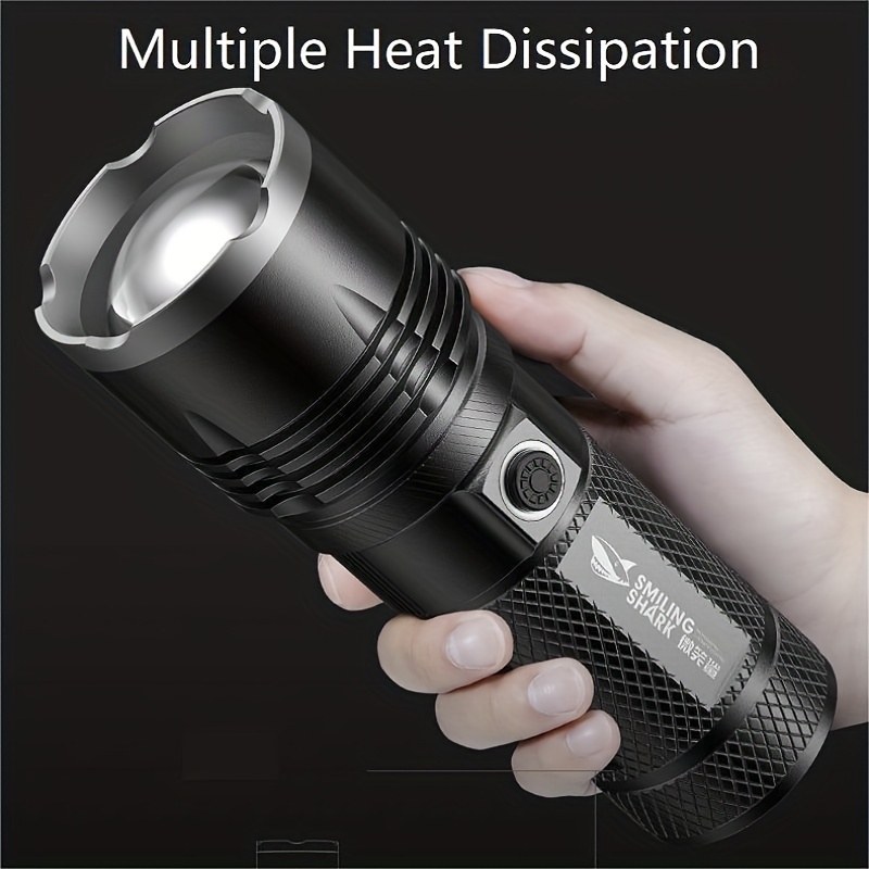 Flashlight & Portable Lighting: Smiling Shark SD622E LED Torch [IP33]