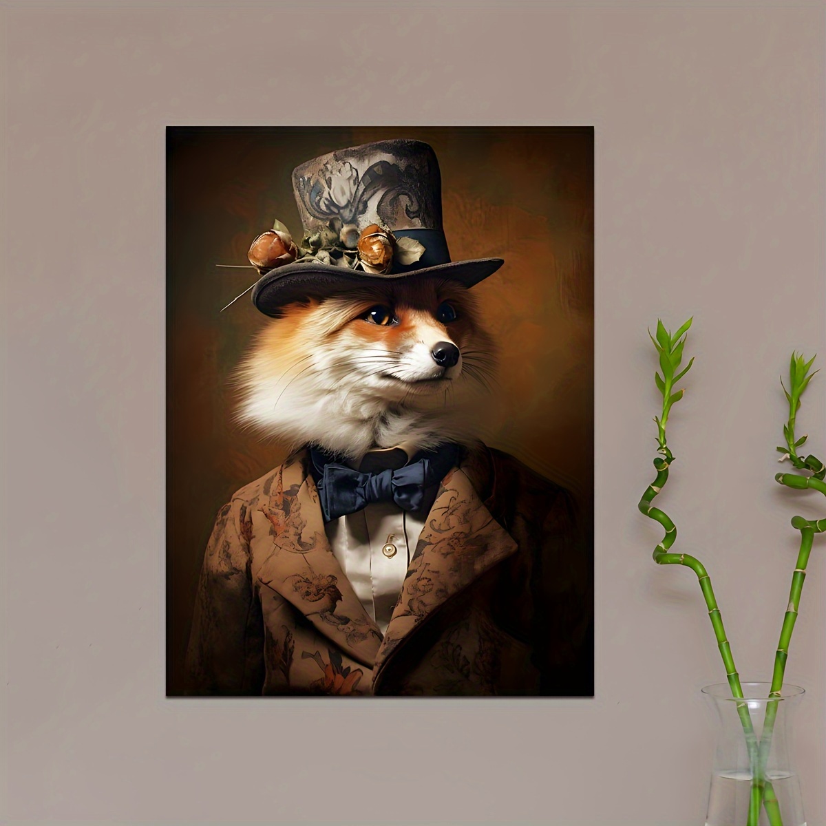 FANTASY RED FOX ART fox abstract art fox related gifts art of fox the fox  painting