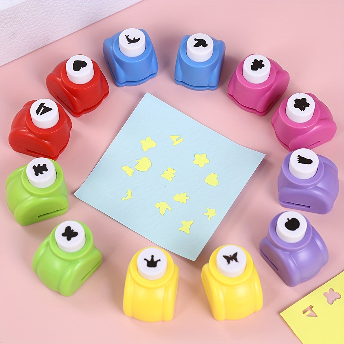 40pcs Craft Hole Punch Shapes Set Small Paper Puncher Scrapbooking