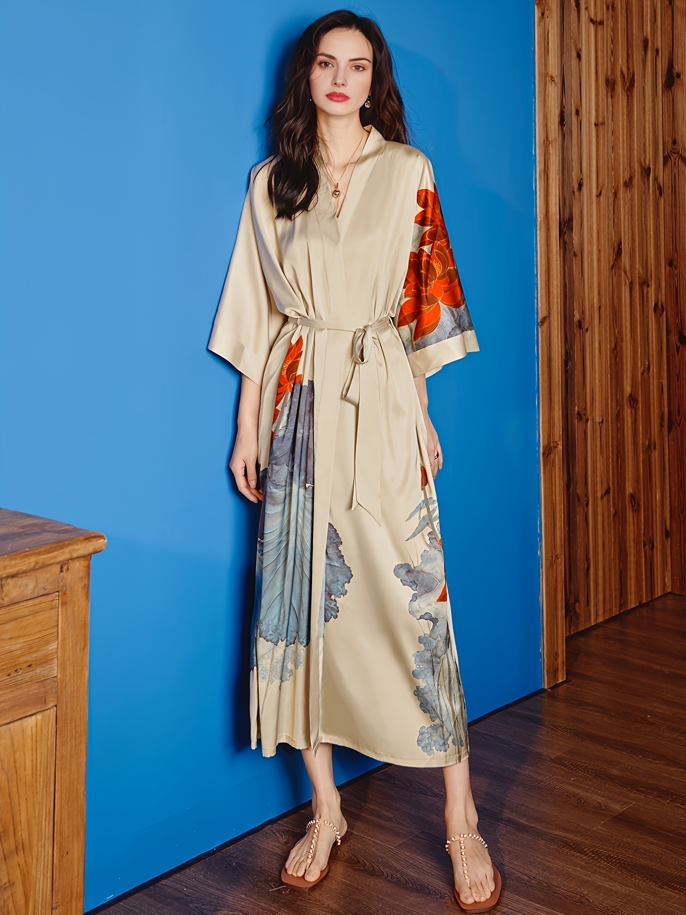 Women's Floral Kimono Robes & Dressing Gowns