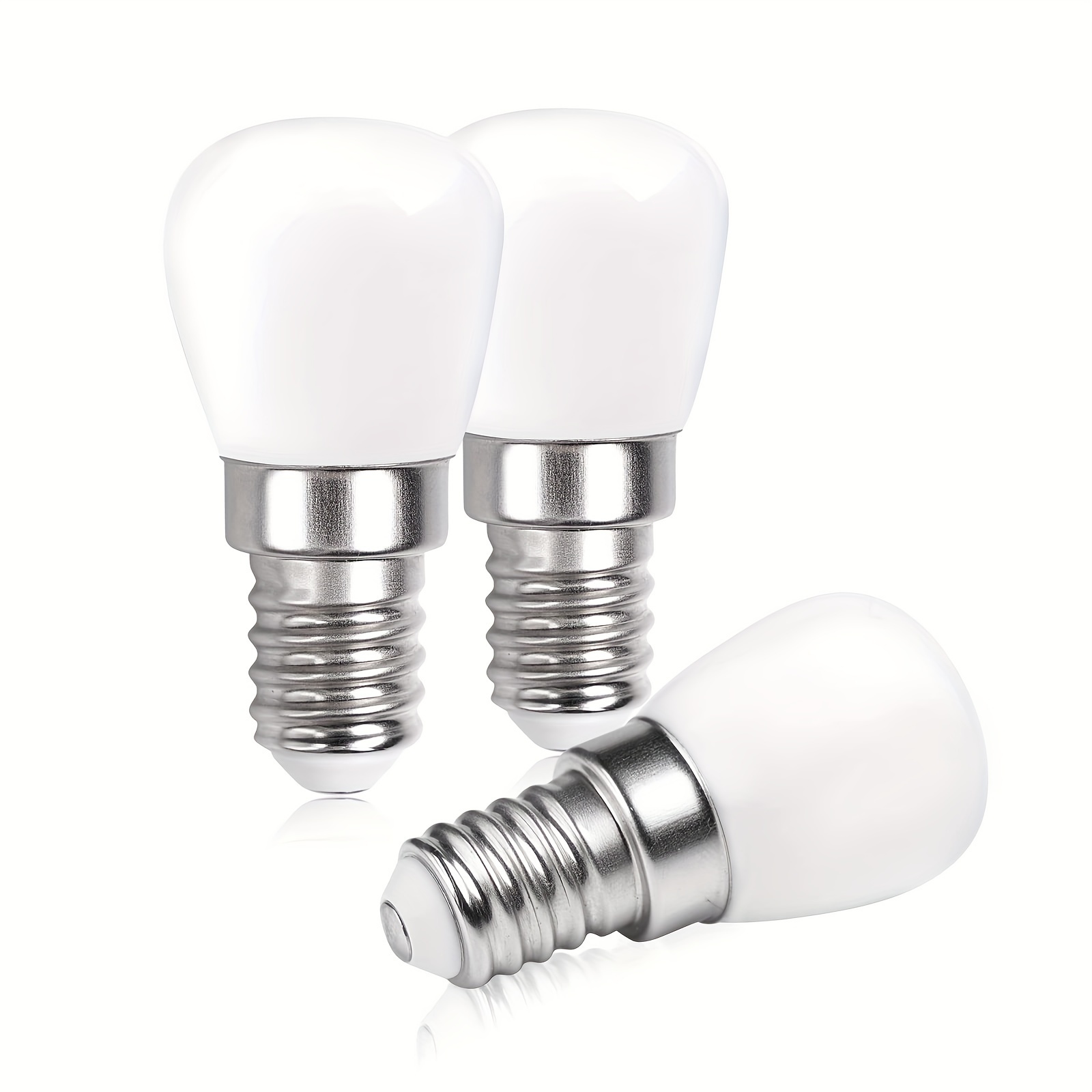 Bombilla E14 de 25 W, bombillas de tornillo pequeño, bombilla LED para  horno, bombilla de alta temperatura para horno microondas, nevera, blanco