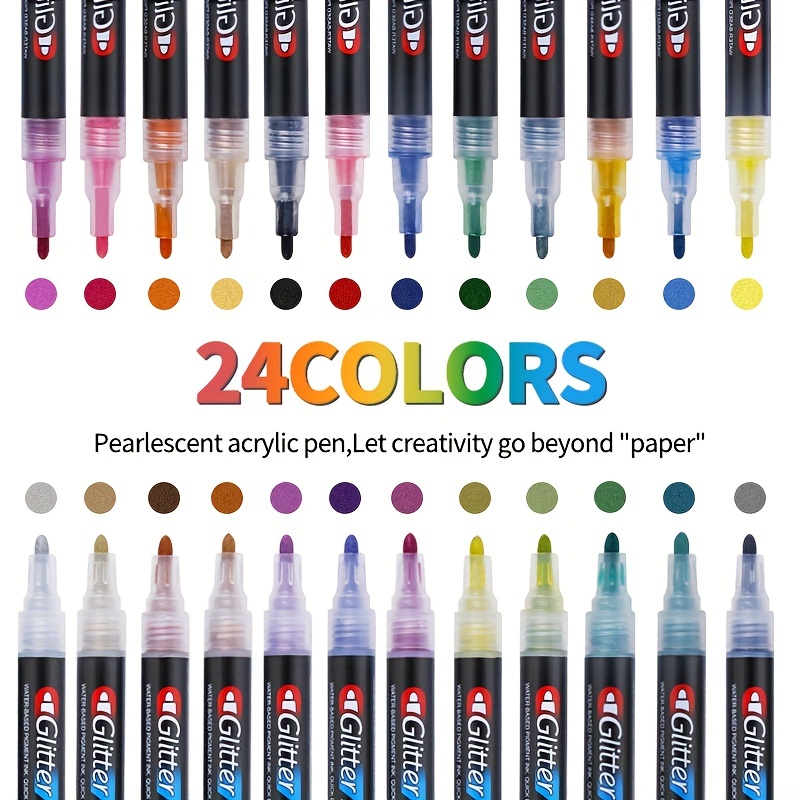 Guangna 2.0MM 24/36Colors Water-Based Acrylic Marker Body Painting