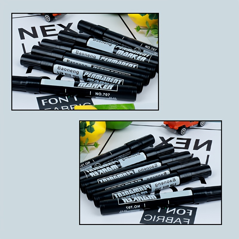 Xsg Jumbo Extra Wide Chisel Point Permanent Marker Black (x - Temu