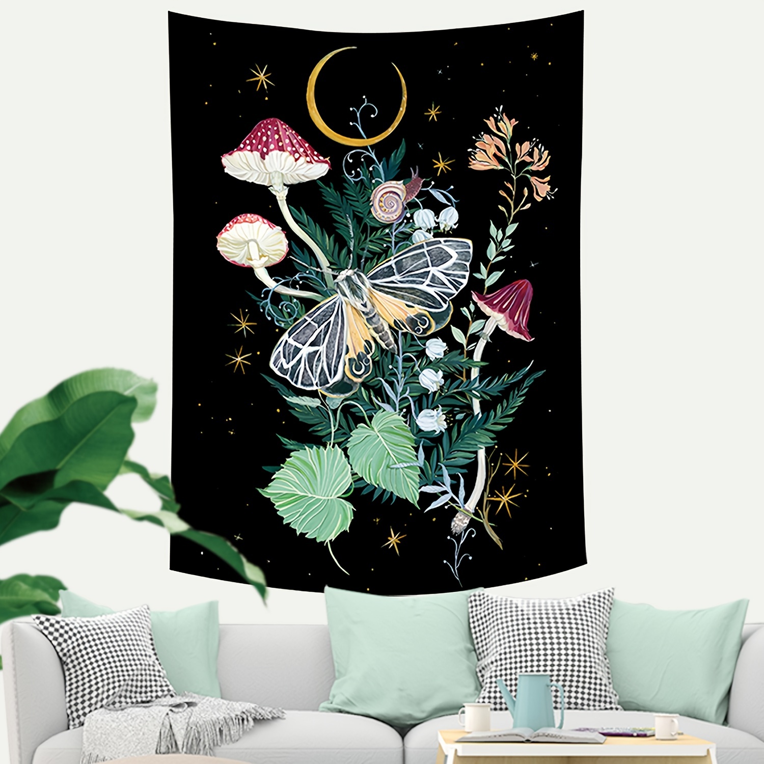 Wildflowers Tapestry, aesthetic tapestries