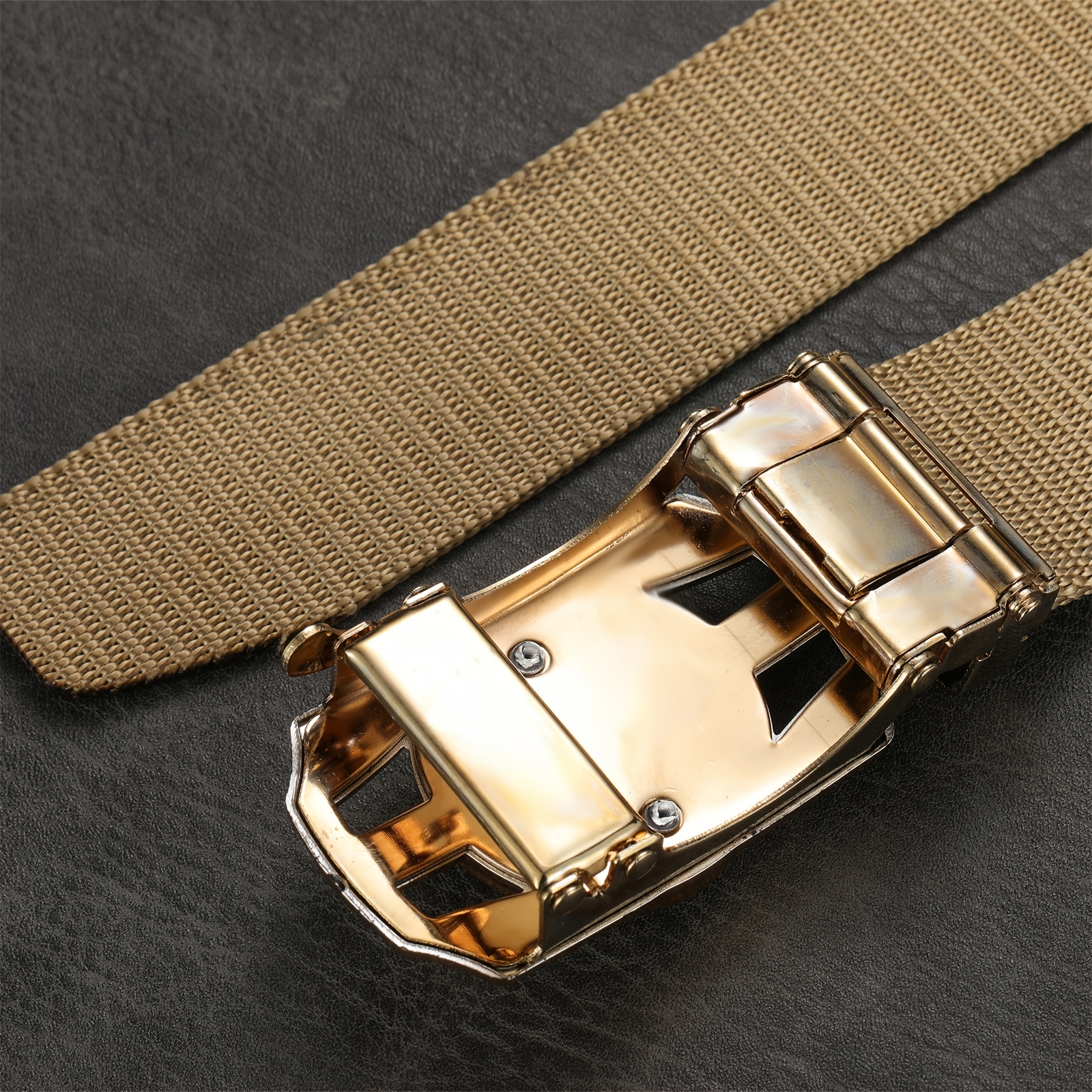 Men's Automatic Belt Black Genuine Leather