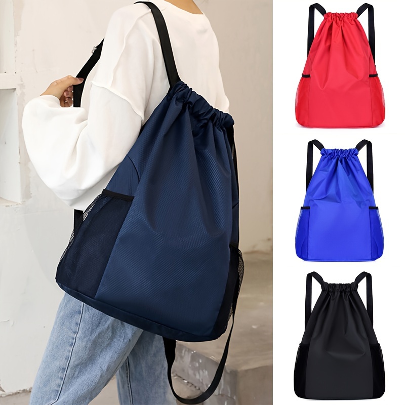 KS-QON BENG Baseball Glove And Ball Drawstring Backpack Bag For Men & Women  Drawstring Gym Bag Sports Daypack