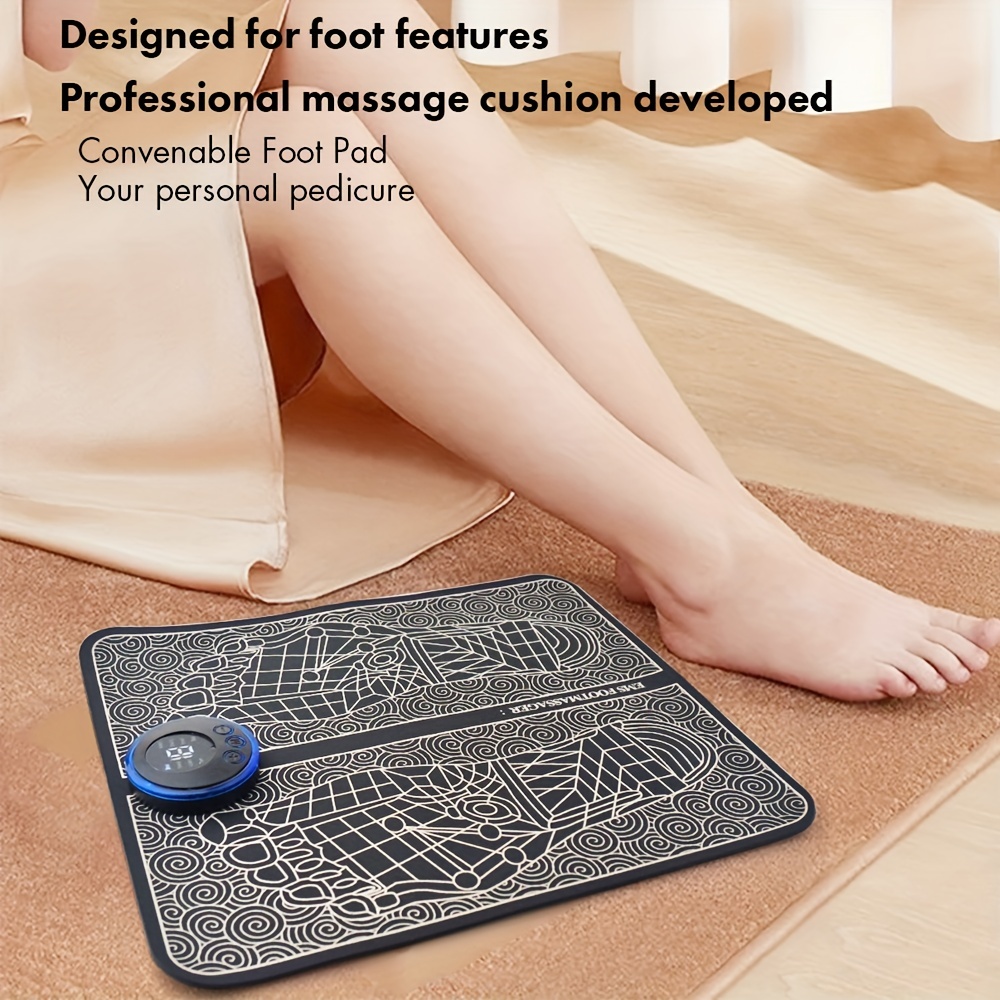 Electric Ems Foot Massager Pad Relax Feet Acupoints Massage - Temu