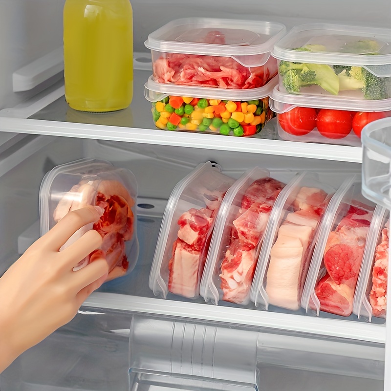 Transparent Refrigerator Storage Box Plastic Sorting Box - Temu Canada