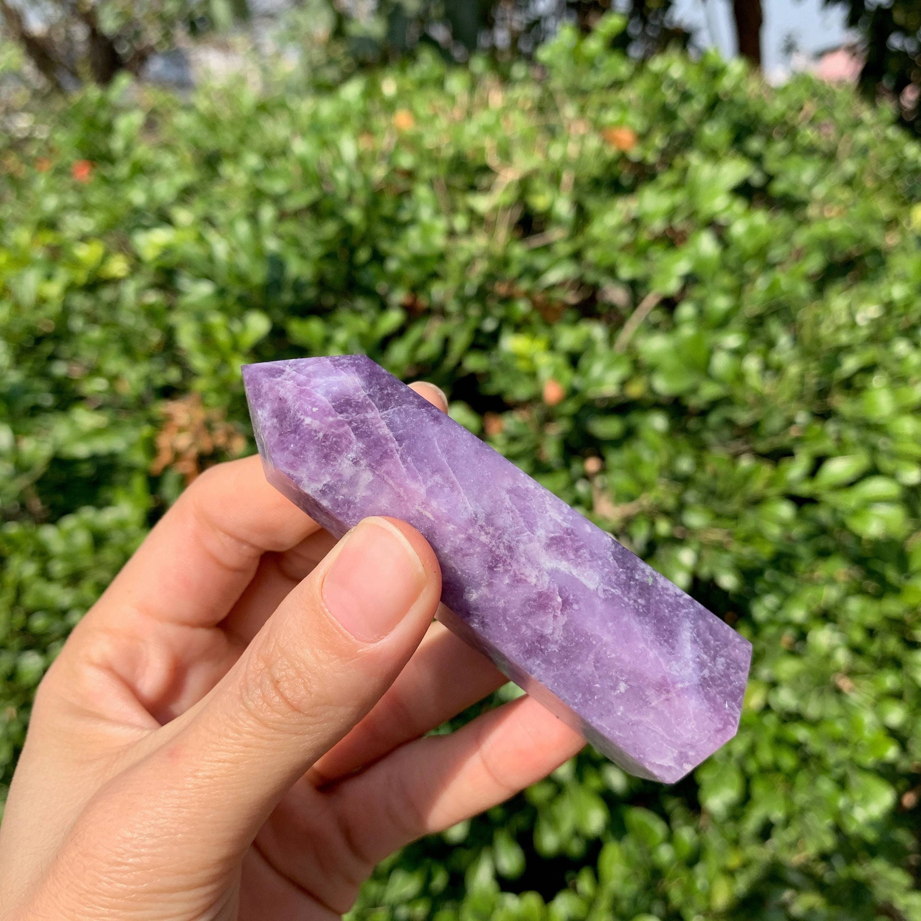 Purple Mica Stone Natural Stones Fountain Rocks For - Temu