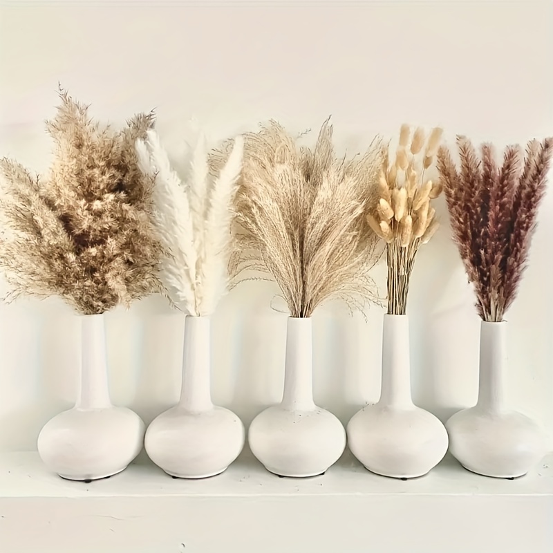 30/50/100pcs, Dried Bunny Tails Grass, Dried Plants Decor, Dried Pampas  Grass Bouquet ,Boho Home Decor Bouquet, Home Decor Indoor Plants, Dried  Plants