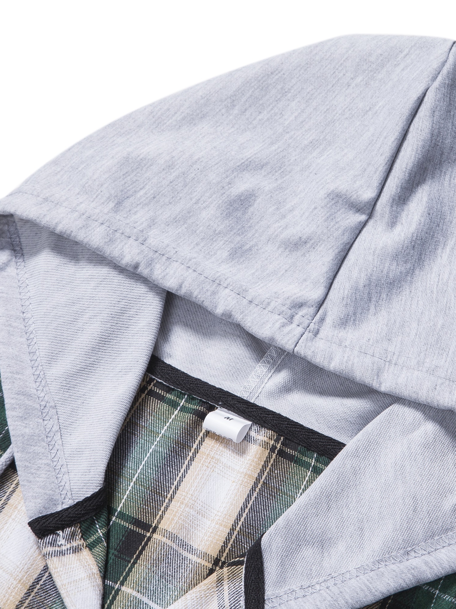 Men's Plaid Pattern Drawstring Hooded Long Sleeve Shirts - Temu Canada