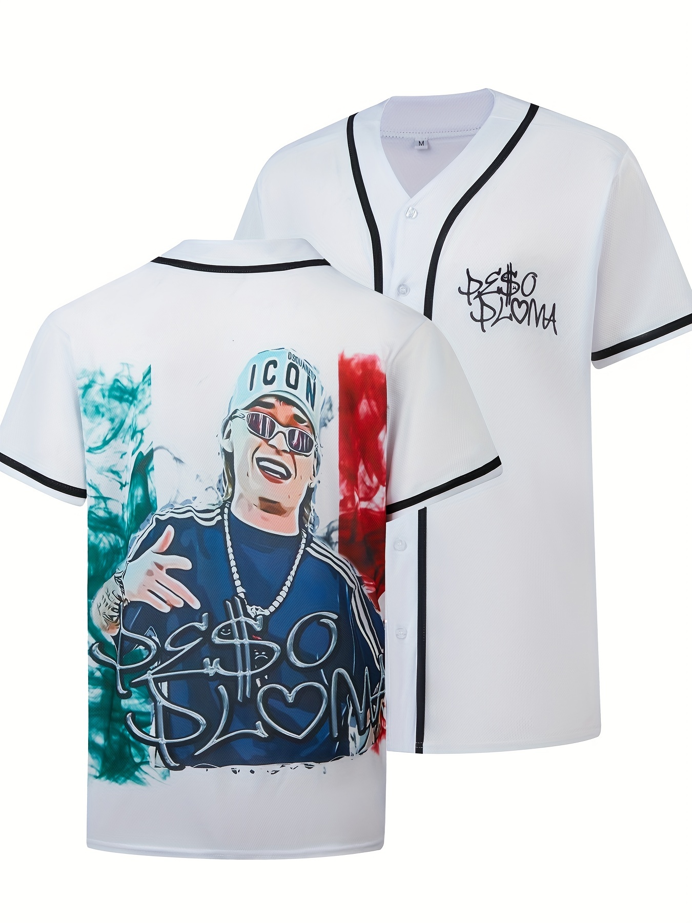 Men's Mexico Baseball Jersey, V Neck Short Sleeve Baseball Shirt,  Breathable Embroidery Sports Uniform For Training Competition Party - Temu  United Arab Emirates