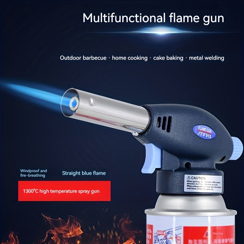 Multifunctional Flame Gun Torch Perfect For Camping Bbqs - Temu