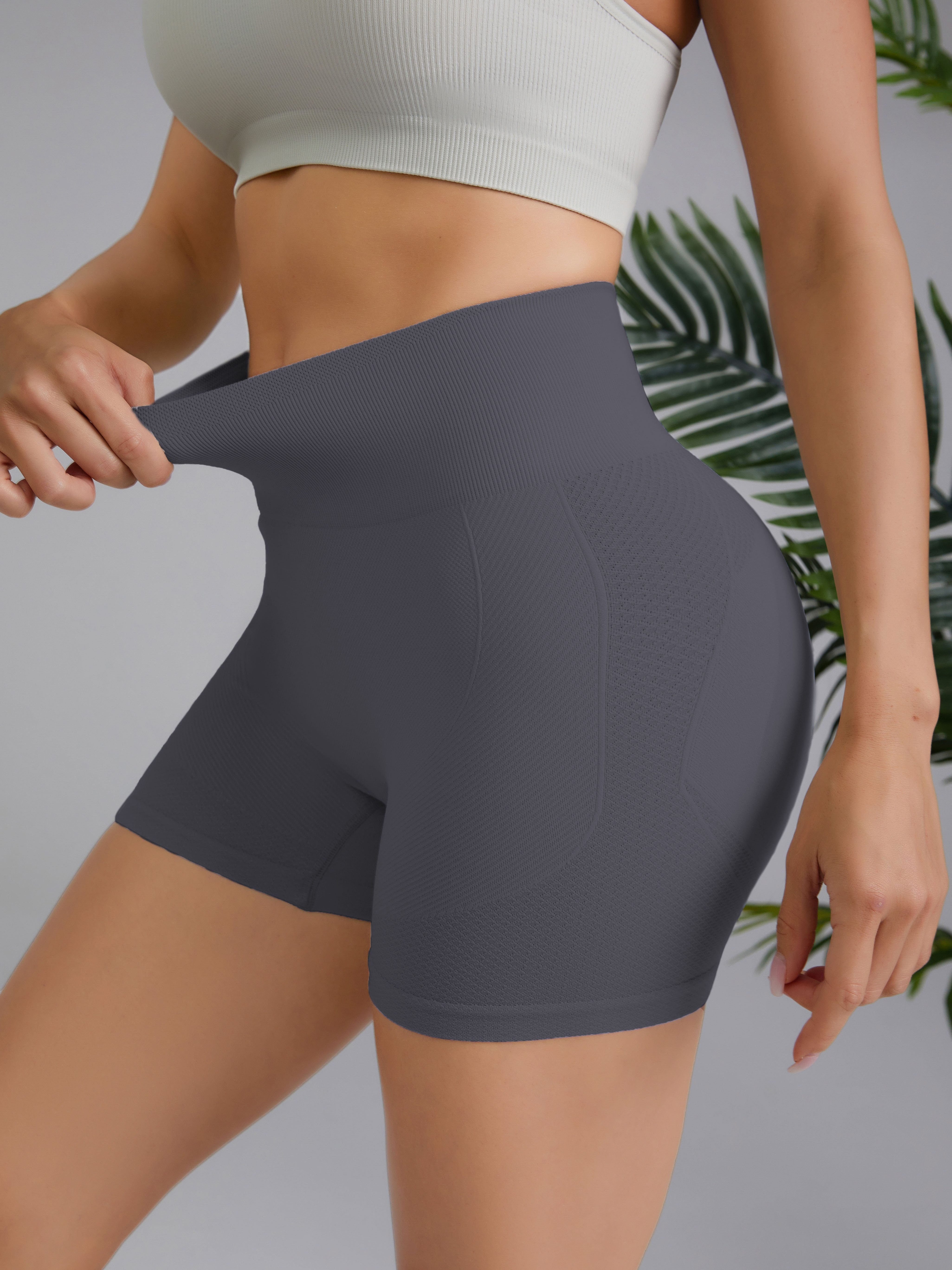 High Waisted Yoga Shorts for Women Tummy Control Butt Lifting Textured Workout  Shorts Athletic Leggings Biker Shorts : : Tools & Home Improvement