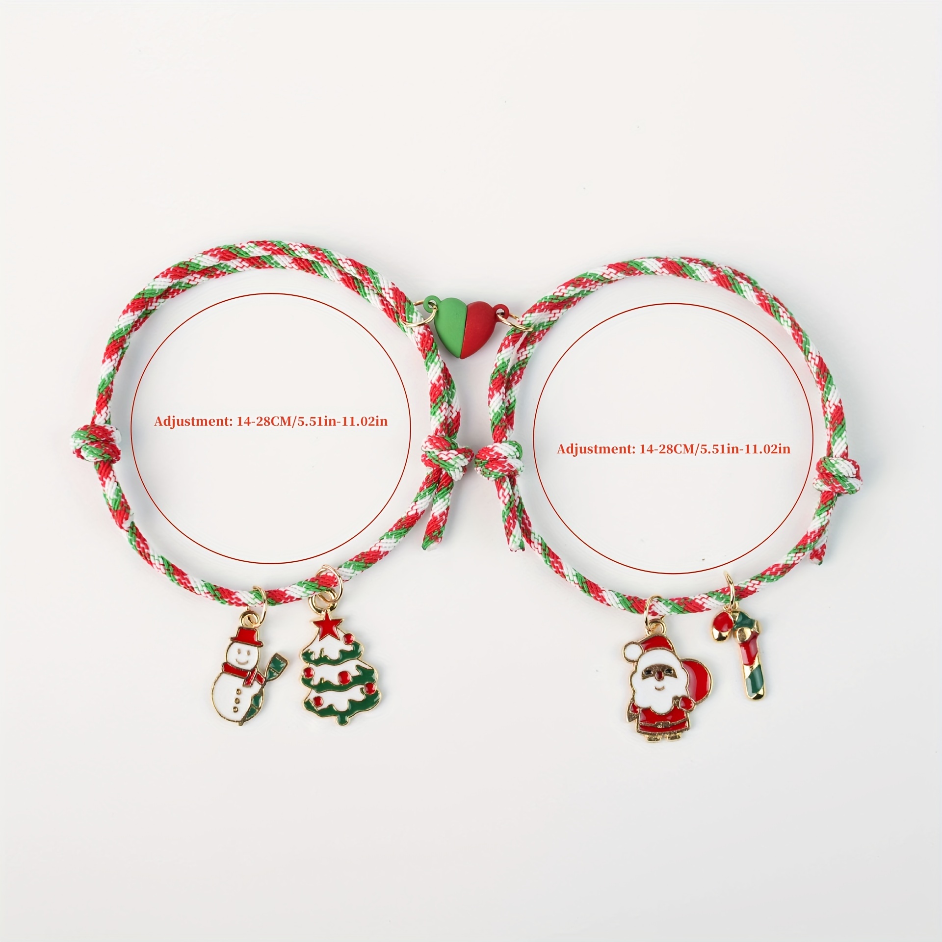 Christmas Bracelet, Christmas Wreath Bracelet, Noel Bracelet
