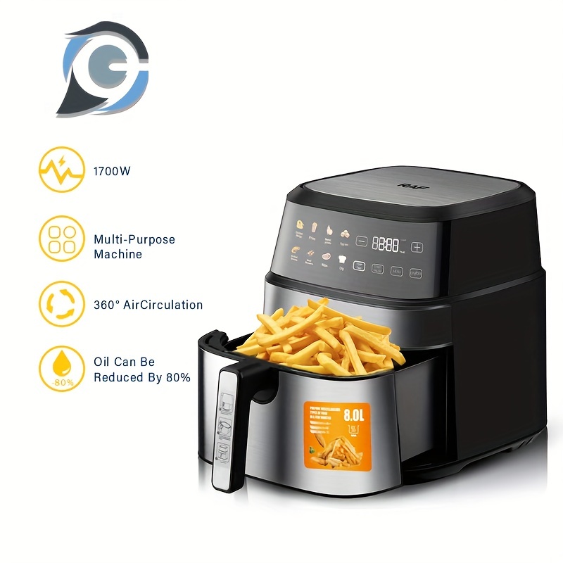 IAGREEA Air Fryer 5QT Large Capacity Smart Air Fryer,NTC Control ,10  Functions Power Failure Low Fat Roast - AliExpress