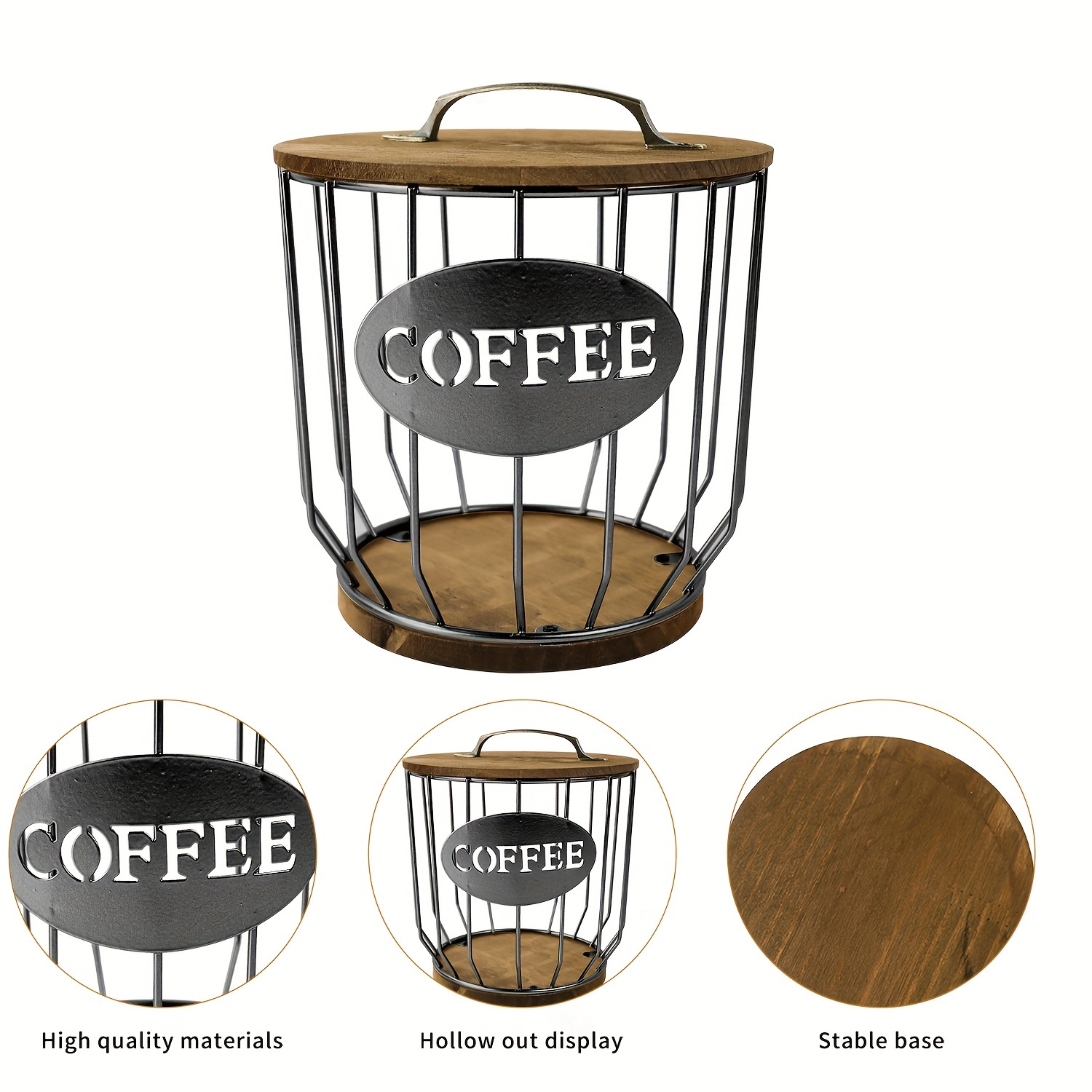 K cup storage basket best sale