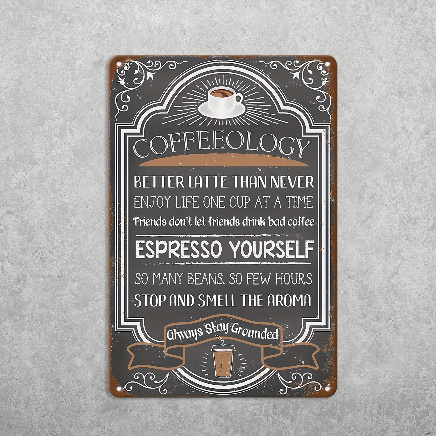 Coffee Lovers Gifts - Espresso Yourself - Better Latte Than Never