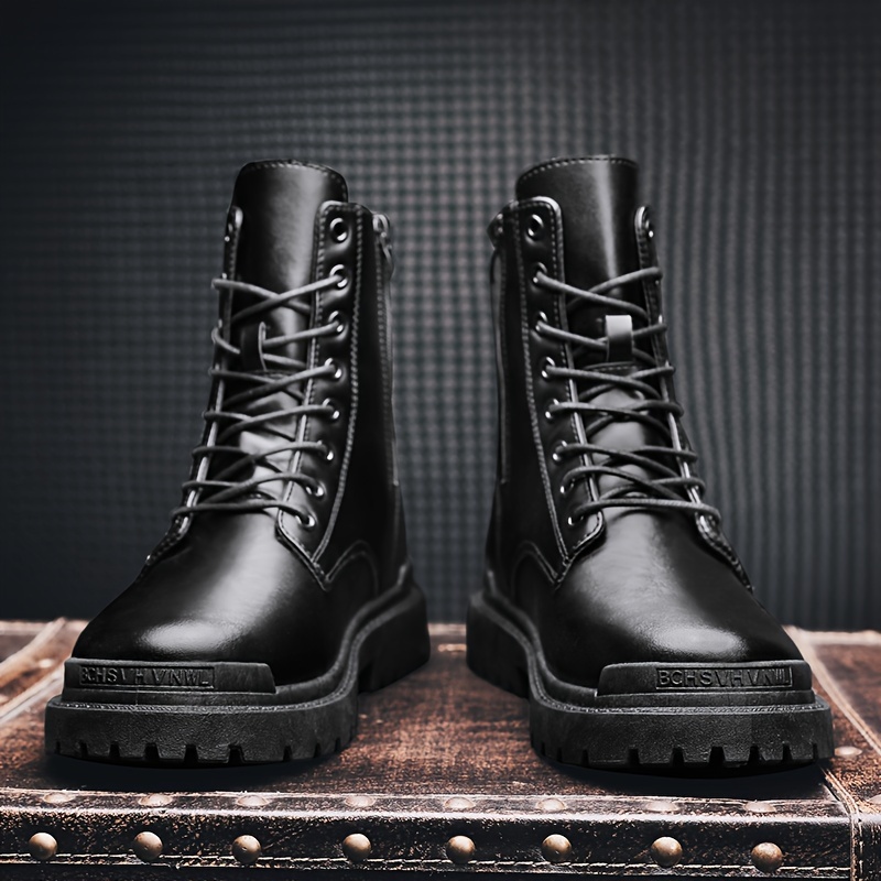 Mens thick sale soled work boots