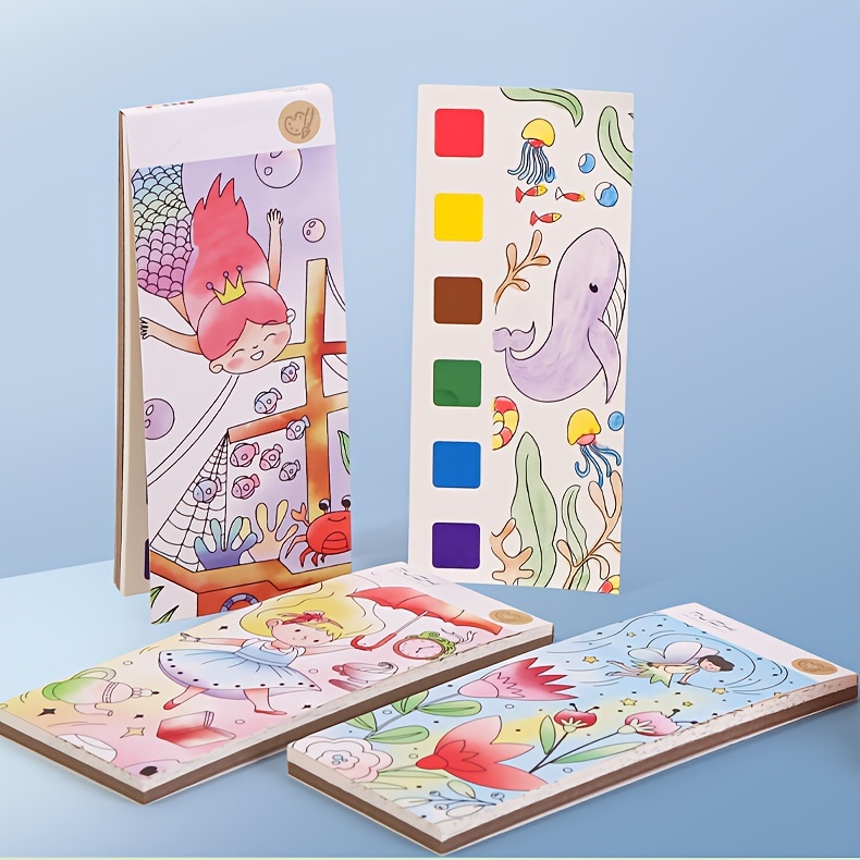 School Supplies Children's Watercolor Painting Graffiti - Temu