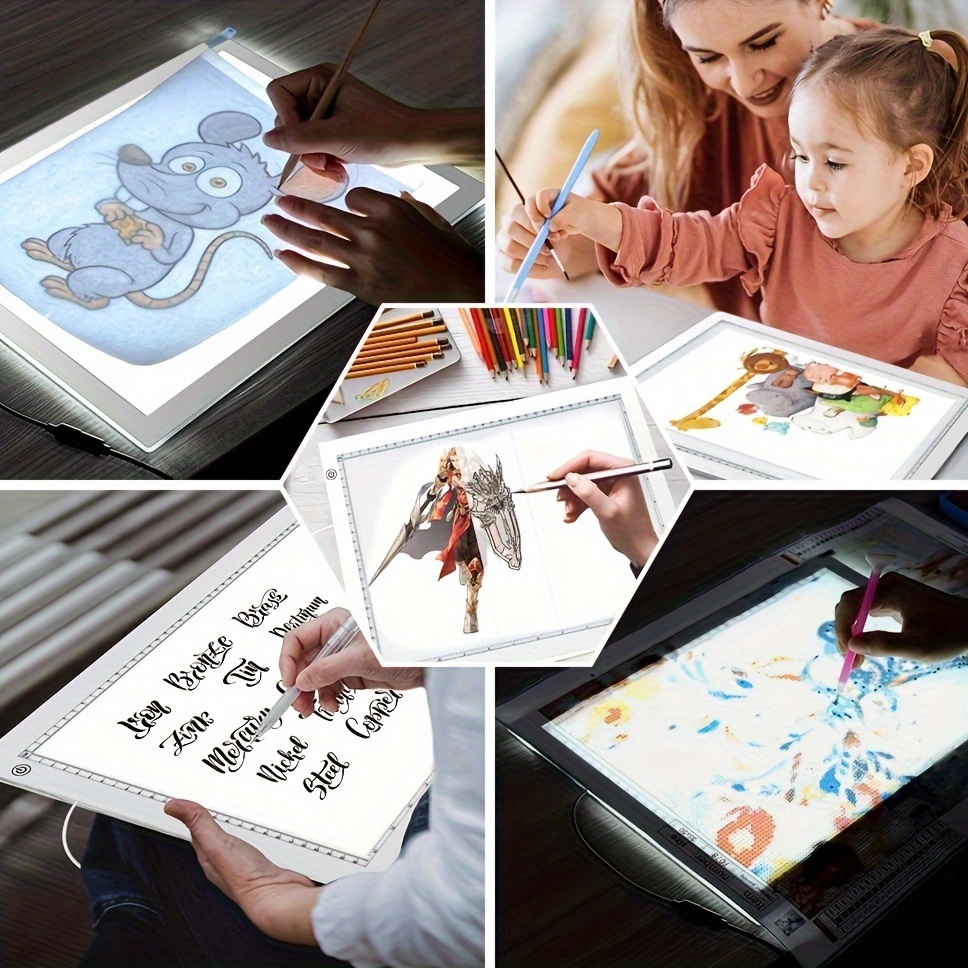 A3 Light Pad for Diamond Painting - Tracing Light Box with Stand, Stepless  Dimmable 3 Levels Brightness Light Board, Ultra-Thin LED Light Pad for