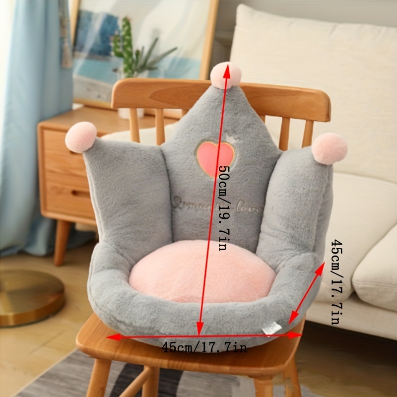 Soft Crown Seat Chair Cushion Waist Lumbar Pillow Waist Support