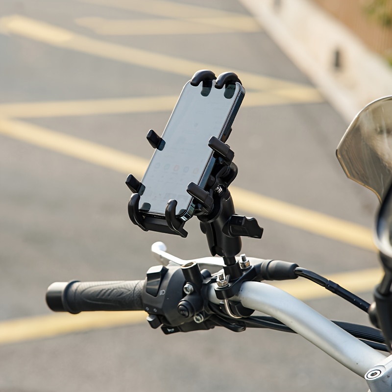 Motorcycle Bike Phone Holder Shock resistant Bicycle Scooter - Temu