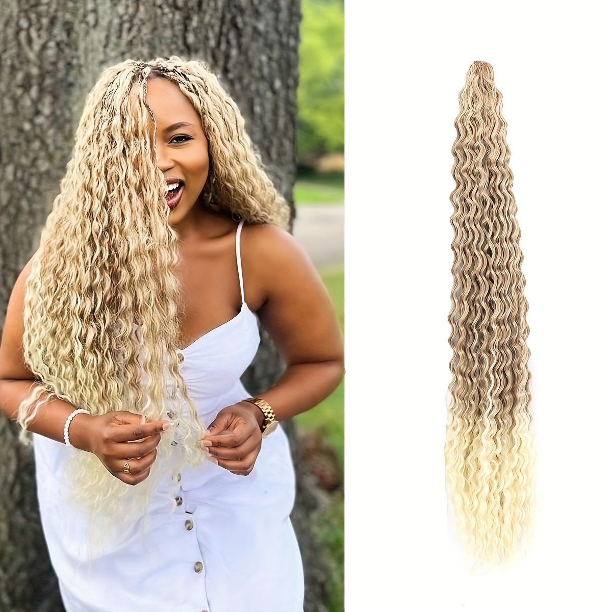 Deep Wave Crochet Hair For Black Women Curly Braiding Hair 30 Inch 2 Packs  Ocean Wave Braiding Hair Extensions Soft Crul Crochet Hair For Boho