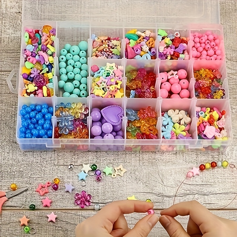 Plastic Storage Box With 18 Compartments Plastic Craft - Temu