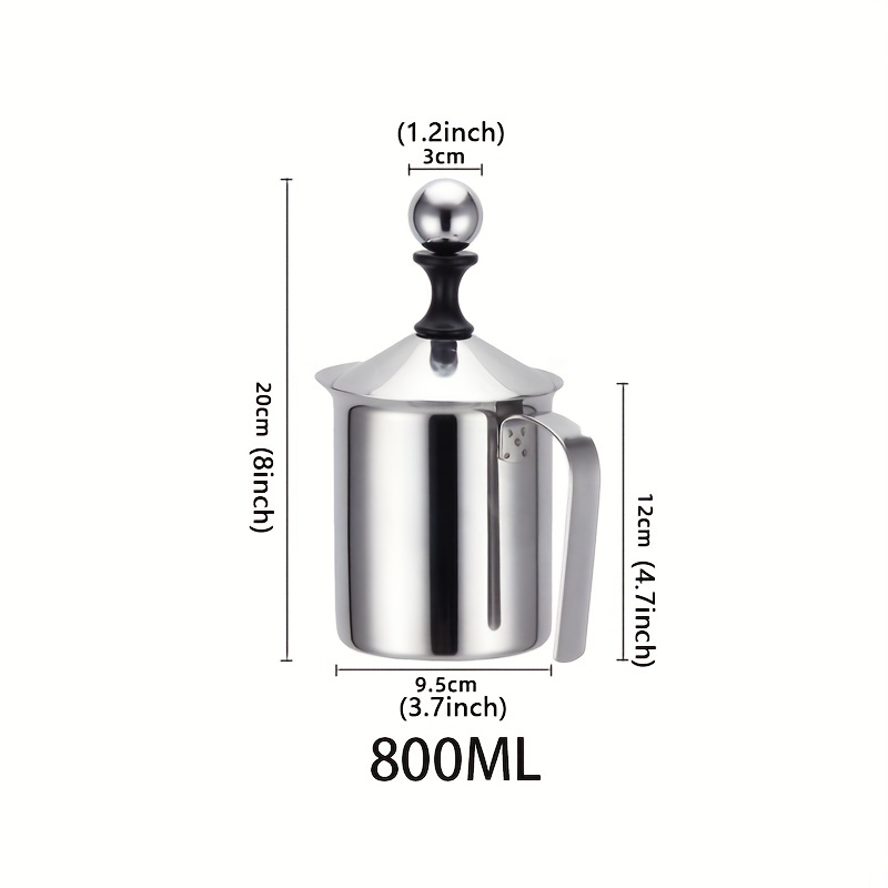 Milk Frother & Drink Mixer (Stainless Steel) - Kitchintelligence