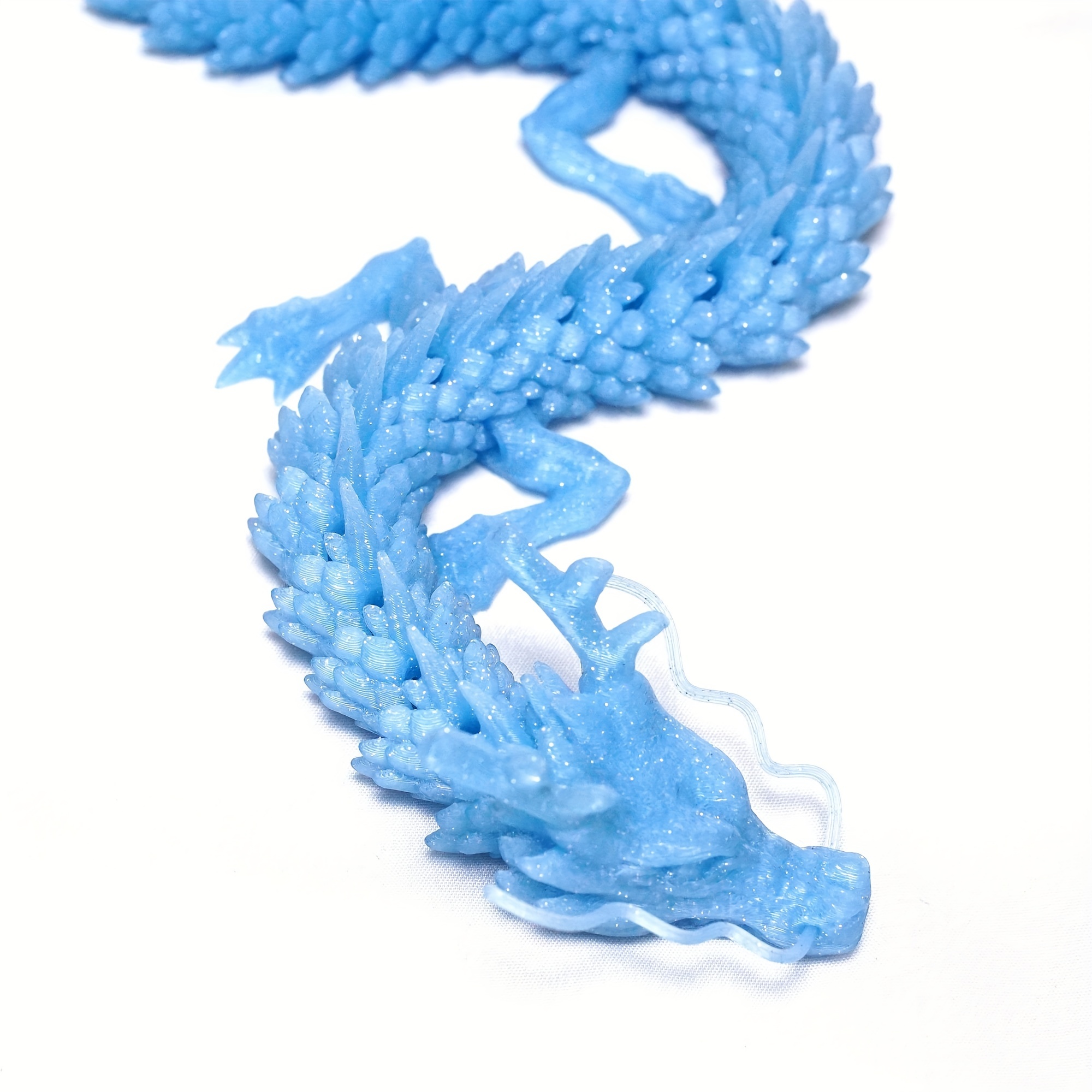 MINI Crystal Dragon, 3D printed, Articulated Flexible