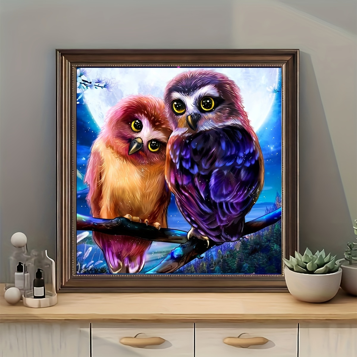 Cute Abstract Owl Diamond Painting 