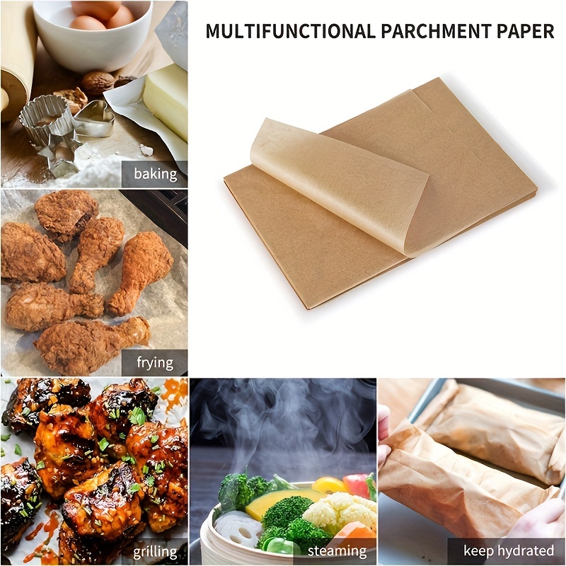 50 Count Parchment Paper Sheets Unbleached Baking Sheets Precut