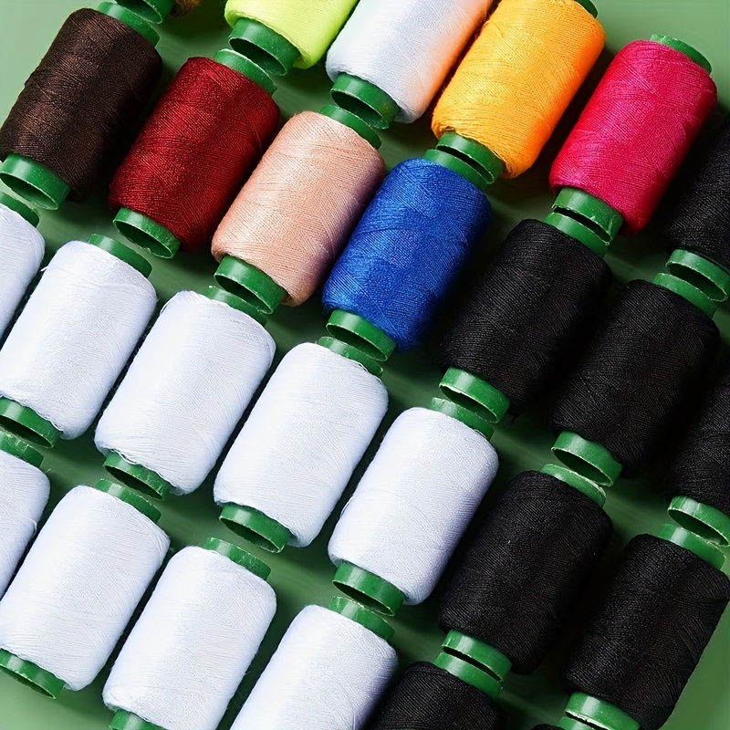 Sewing Thread Kit 10 Colorful Polyester Spools Sewing - Temu