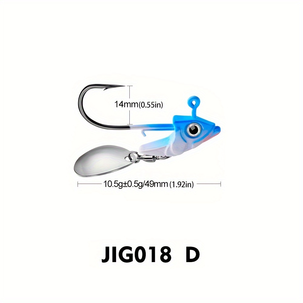 2x10pcs Spring Barbed Fishing Hooks With Hole Carp Jig Fishhook Hook Size  15