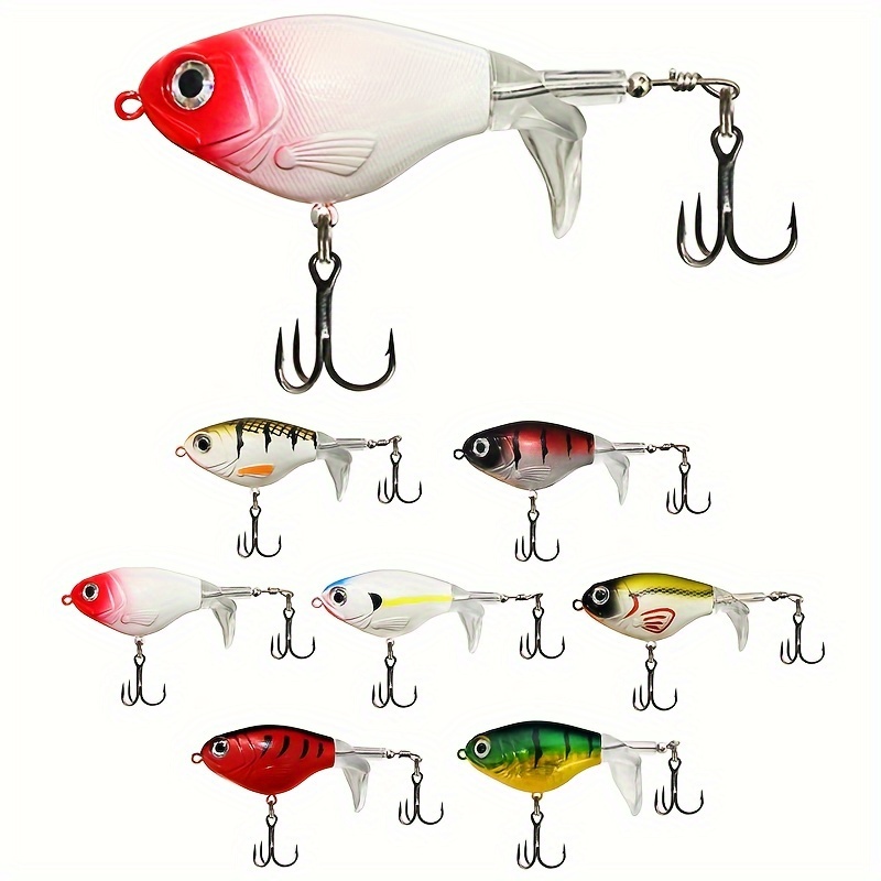 Topwater Fishing Lures Bass Floating Lure Rotating Tail - Temu New Zealand