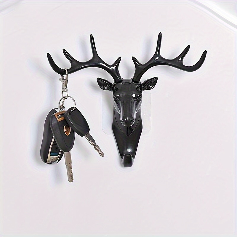 Modern Deer Shaped Adhesive Hooks Decorative Wall Hooks - Temu United  Kingdom