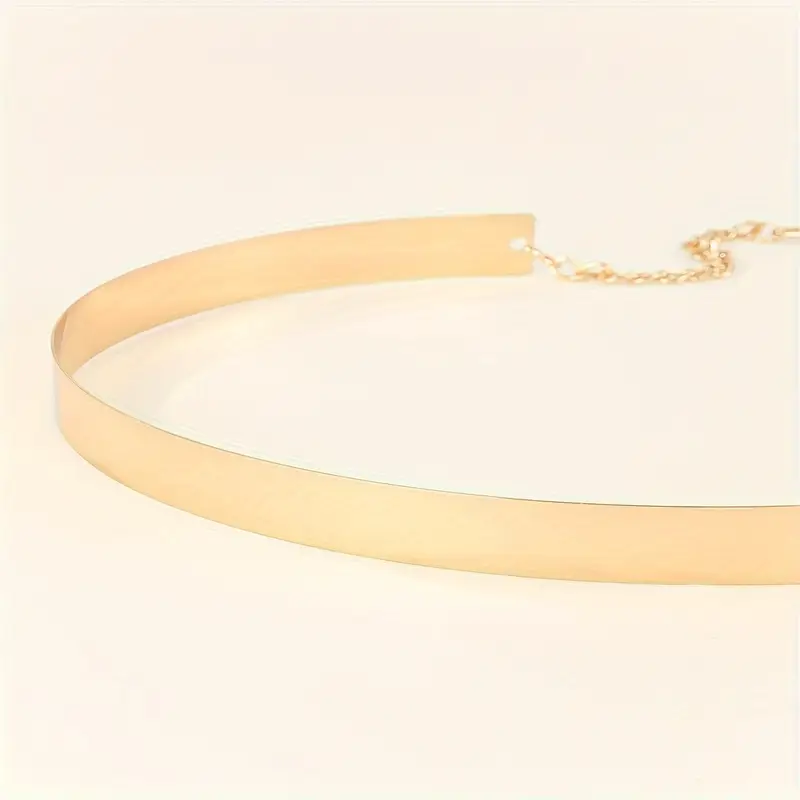 1pc womens belt golden glossy decorative - Temu 1pc womens belt golden glossy decorative - Temu