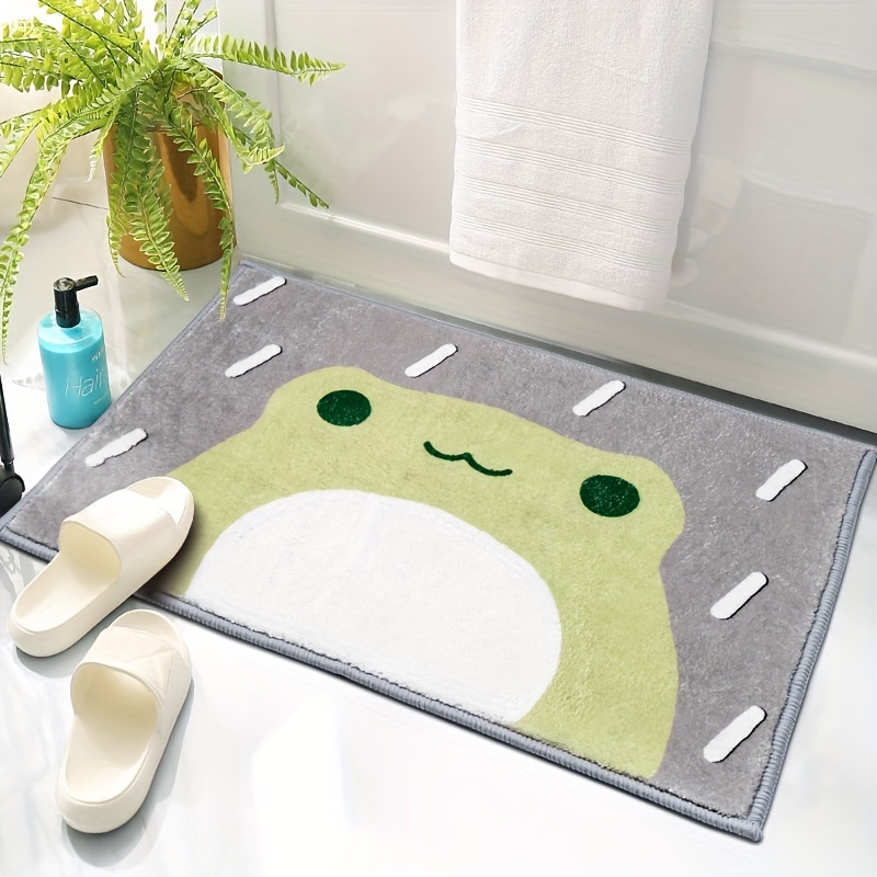 Frog Bathroom Rug Soft Carpet Toilet Kitchen Area Floor Mat Door Mats Home  Decor