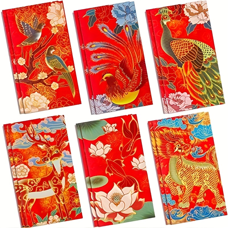  Thick Lucky Money Gift Cash Packets Chinese Red