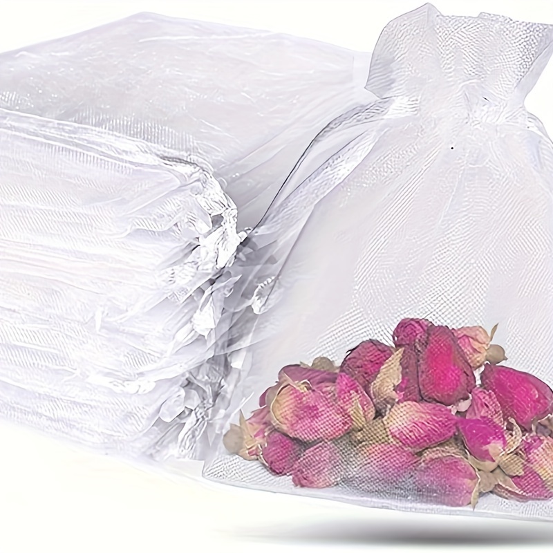 100 Uds. Bolsas Organza Transparente 4 72x3 93 Pulgadas - Temu