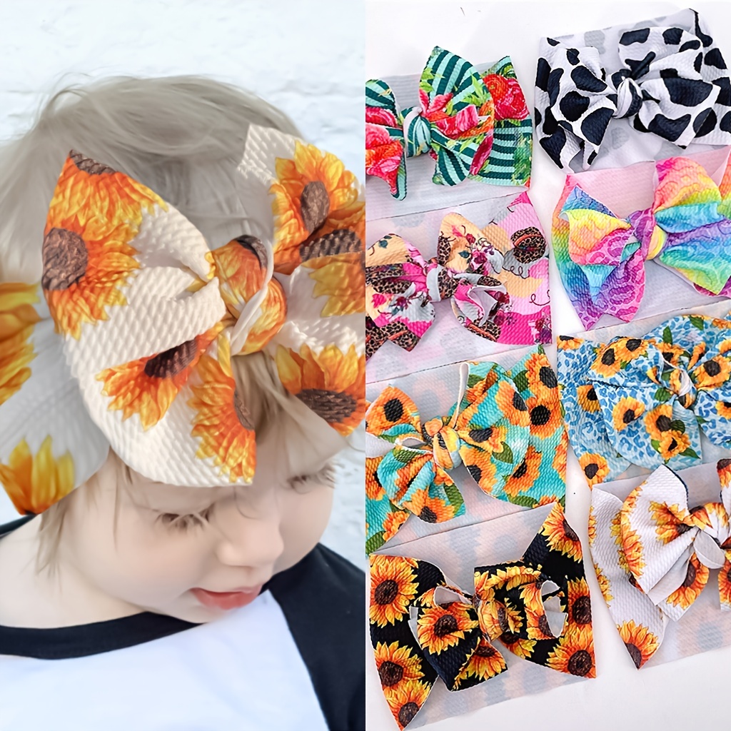 Flower Leopard Print Headband Pour Femmes Bandeau Extensible - Temu Canada