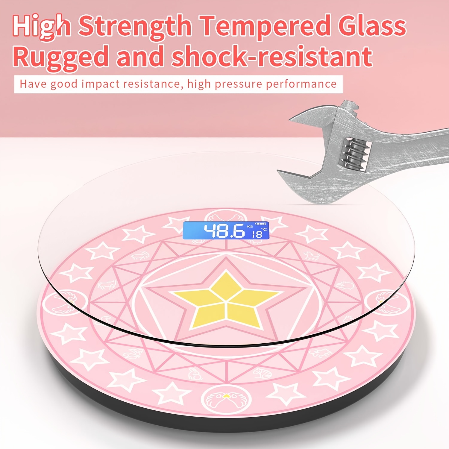 Pink Bathroom Scale