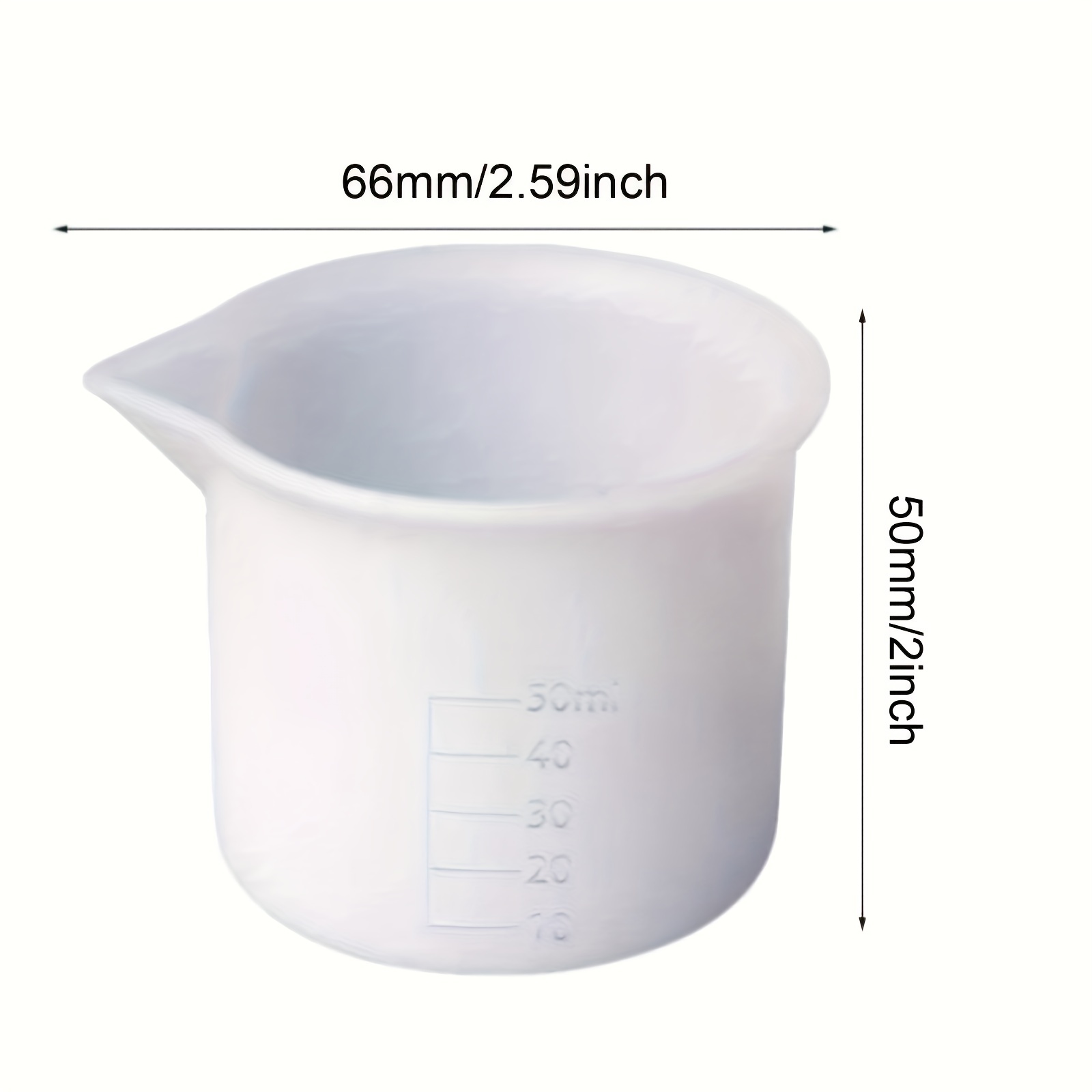 Epoxy Resin Mixing Cups, 38PCS 50ml Plastic Measuring Cups for